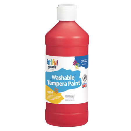 Artful Goods™ Washable Paint, Pint - Red
