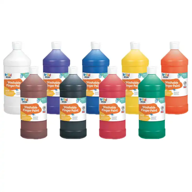 Artful Goods® Washable Finger Paint, Quarts