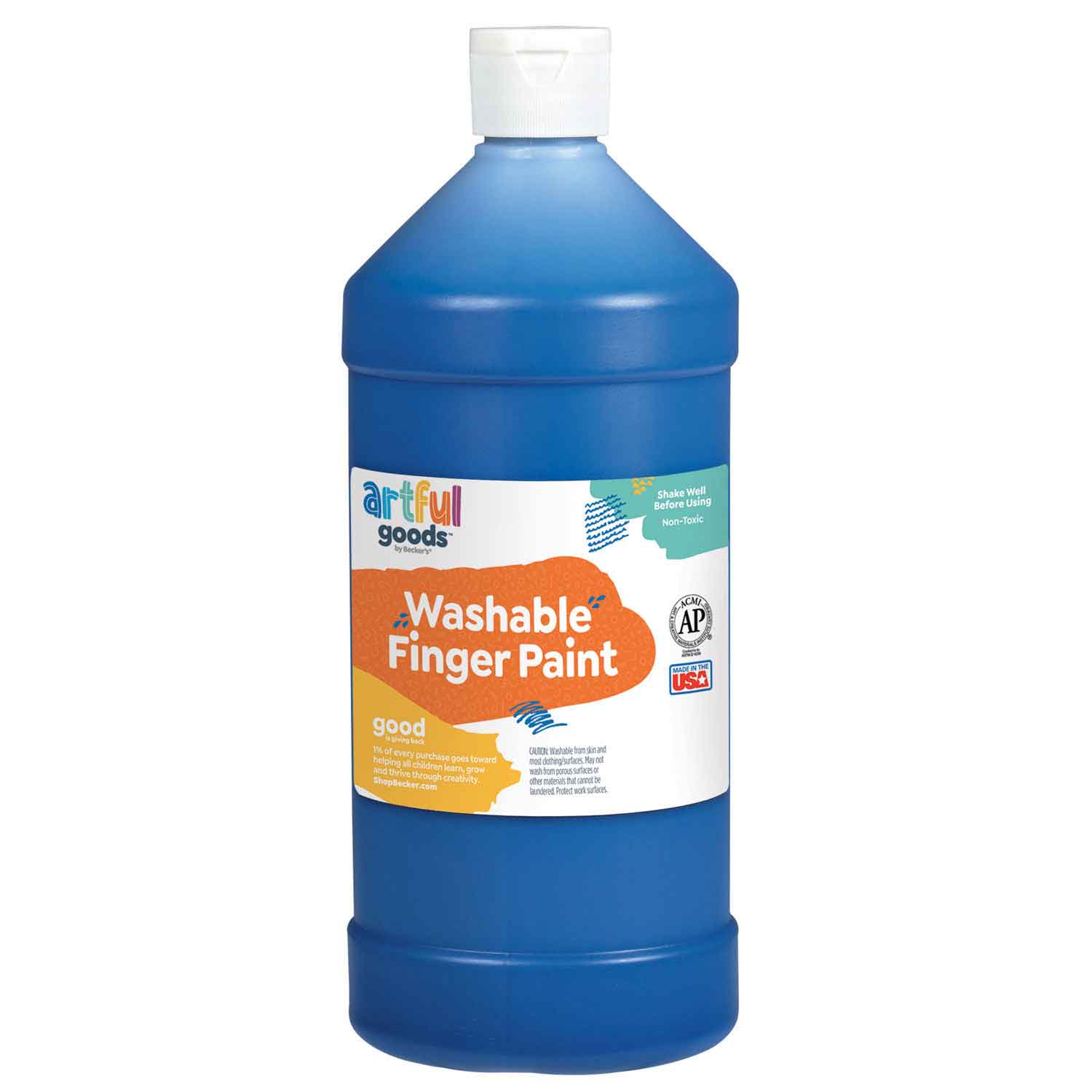 Artful Goods® Washable Finger Paint, Quarts