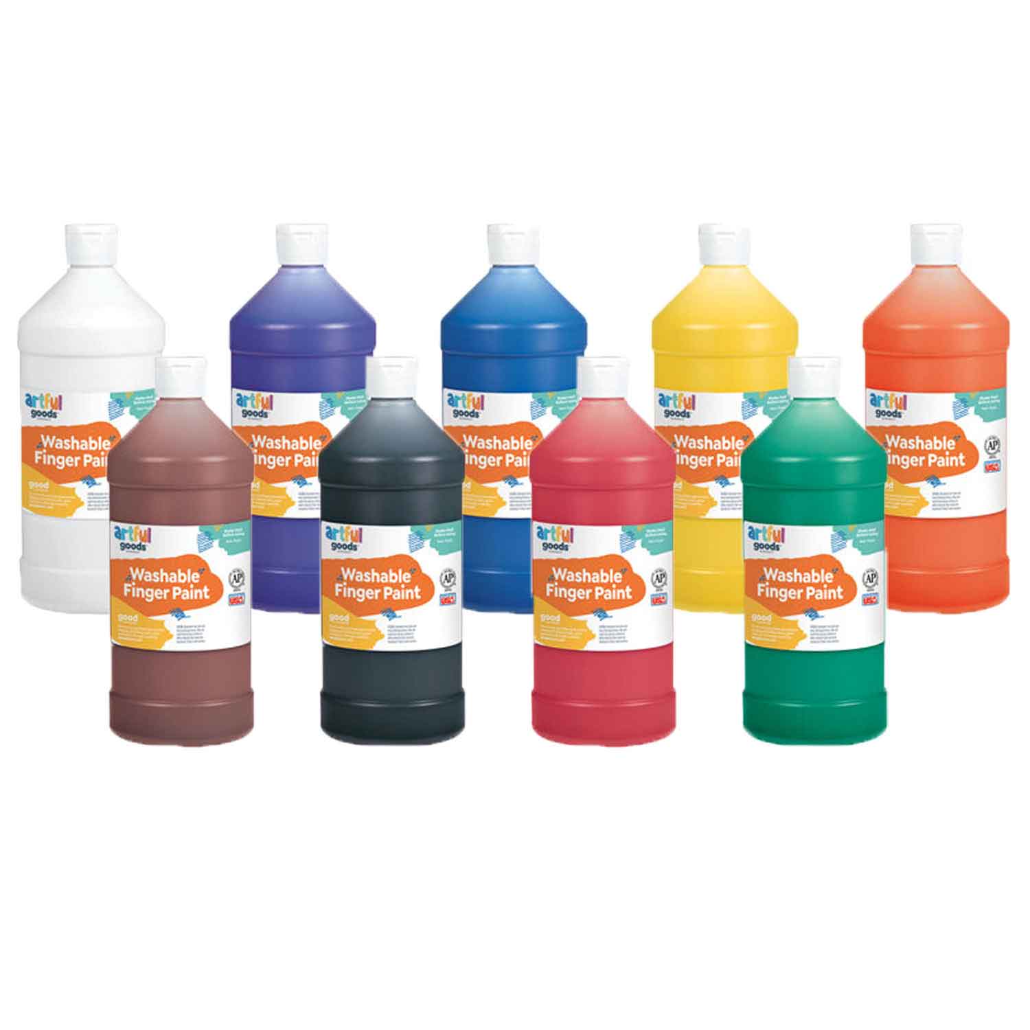 Artful Goods® Washable Paint Gallon Set