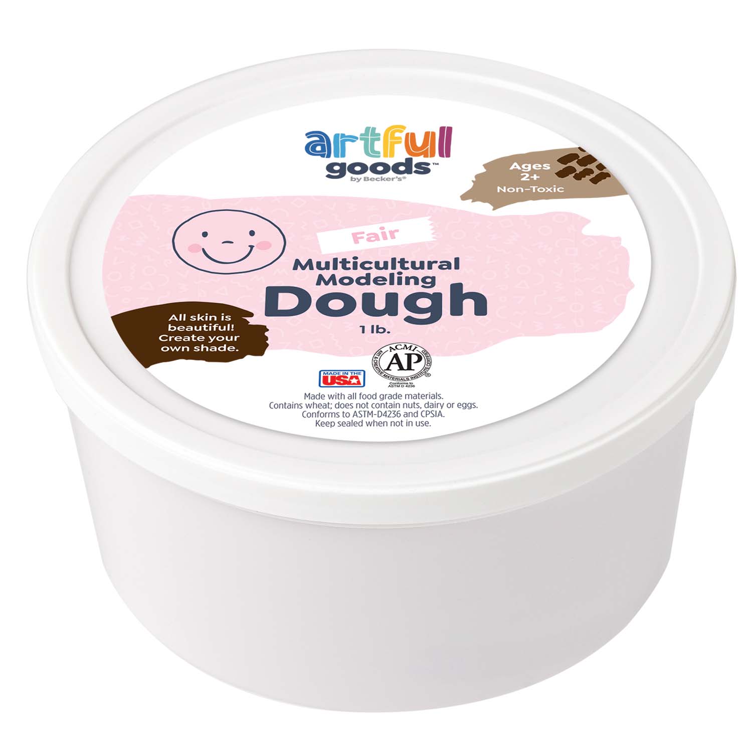 Artful Goods Multicultural Modeling Dough | Multicultural Play Dough