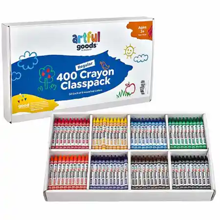 Artful Goods® Regular Crayon Classpack