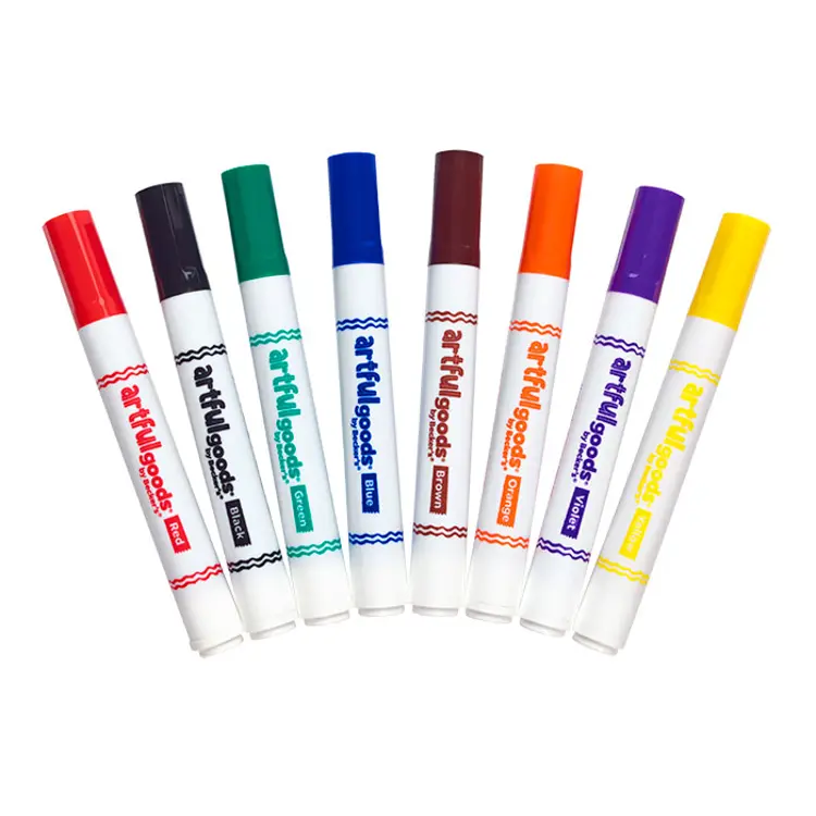 Artful Goods® Washable Markers, Broad Tip
