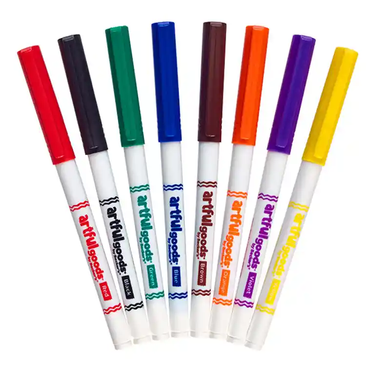 Artful Goods® Washable Markers, Fine Tip