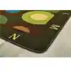 Alphabet Calming Circles Classroom Rug, Nature's Colors