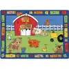 Alphabet Farm Classroom Rug, Rectangle 5'10" x 8'4"