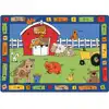 Alphabet Farm Classroom Rug, Rectangle 8'4" x 11'8"