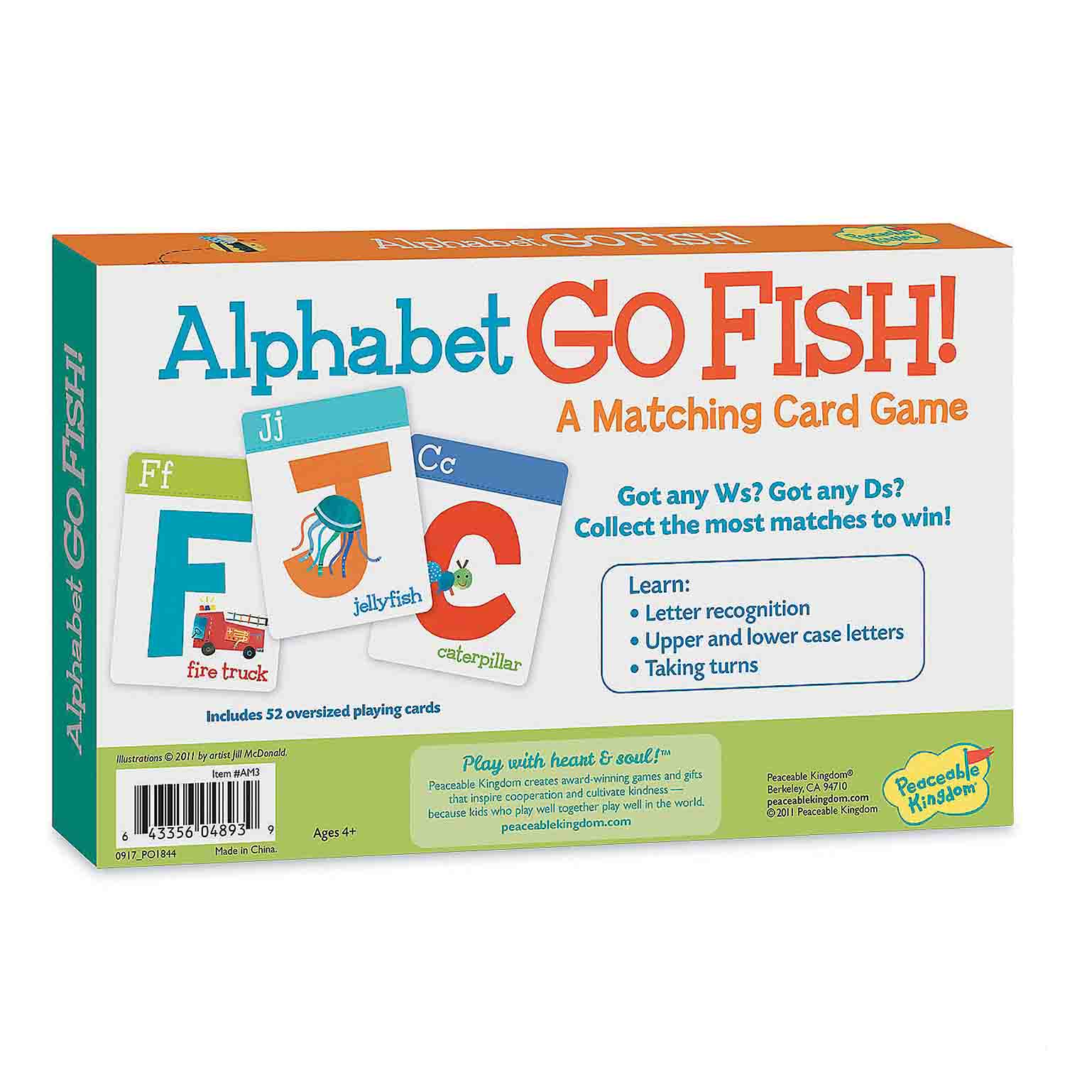 Alphabet Go Fish! Card Game | Becker's School Supplies