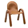 Angeles® BaseLine® Chairs, Caramel Brown, 11"