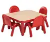 Angeles® BaseLine® Tables, Red