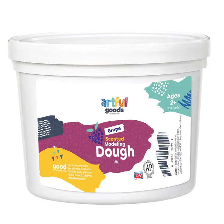 Artful Goods® Scented Modeling Dough, 3Lb-Purple
