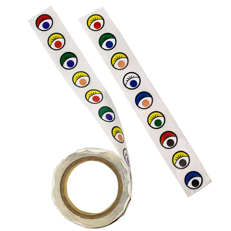Artful Goods® Wiggle Eyes Stickers, Assorted Colors