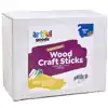 Artful Goods® Wood Craft Sticks, Jumbo Size, Bright Colors
