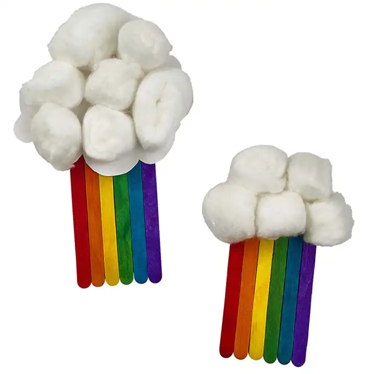 Artful Goods® Wood Craft Sticks, Regular Size, Bright Colors