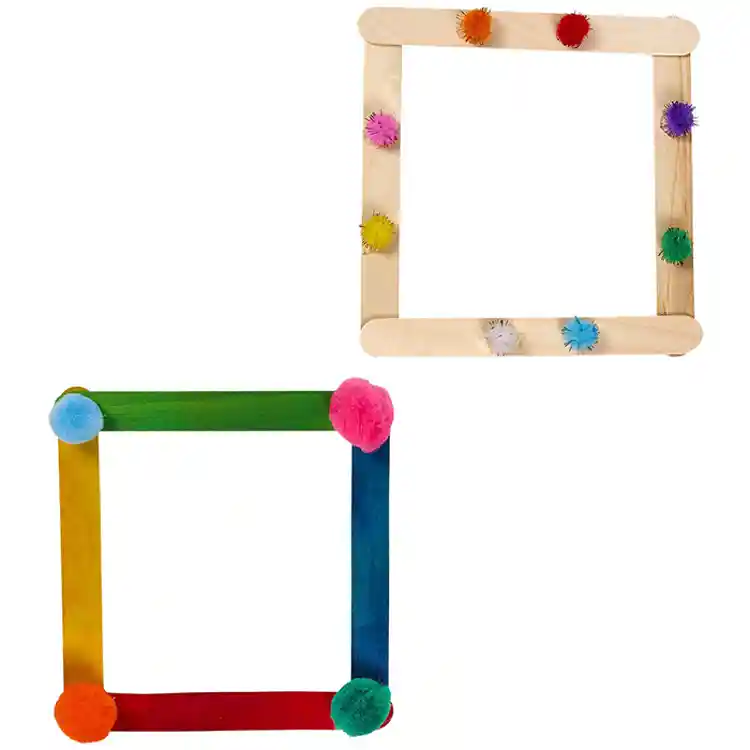 Artful Goods® Wood Craft Sticks, Regular Size, Bright Colors