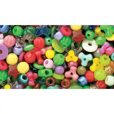 Mixed Colored Craft Beads