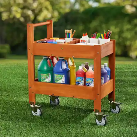 Outdoor Art Supply Cart