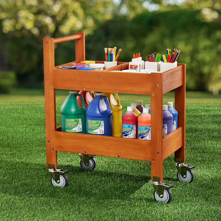 Outdoor Art Supply Cart
