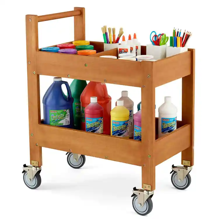 Outdoor Paint Wall & Supply Cart