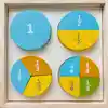 Wooden Fractions Puzzle