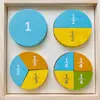 Wooden Fractions Puzzle