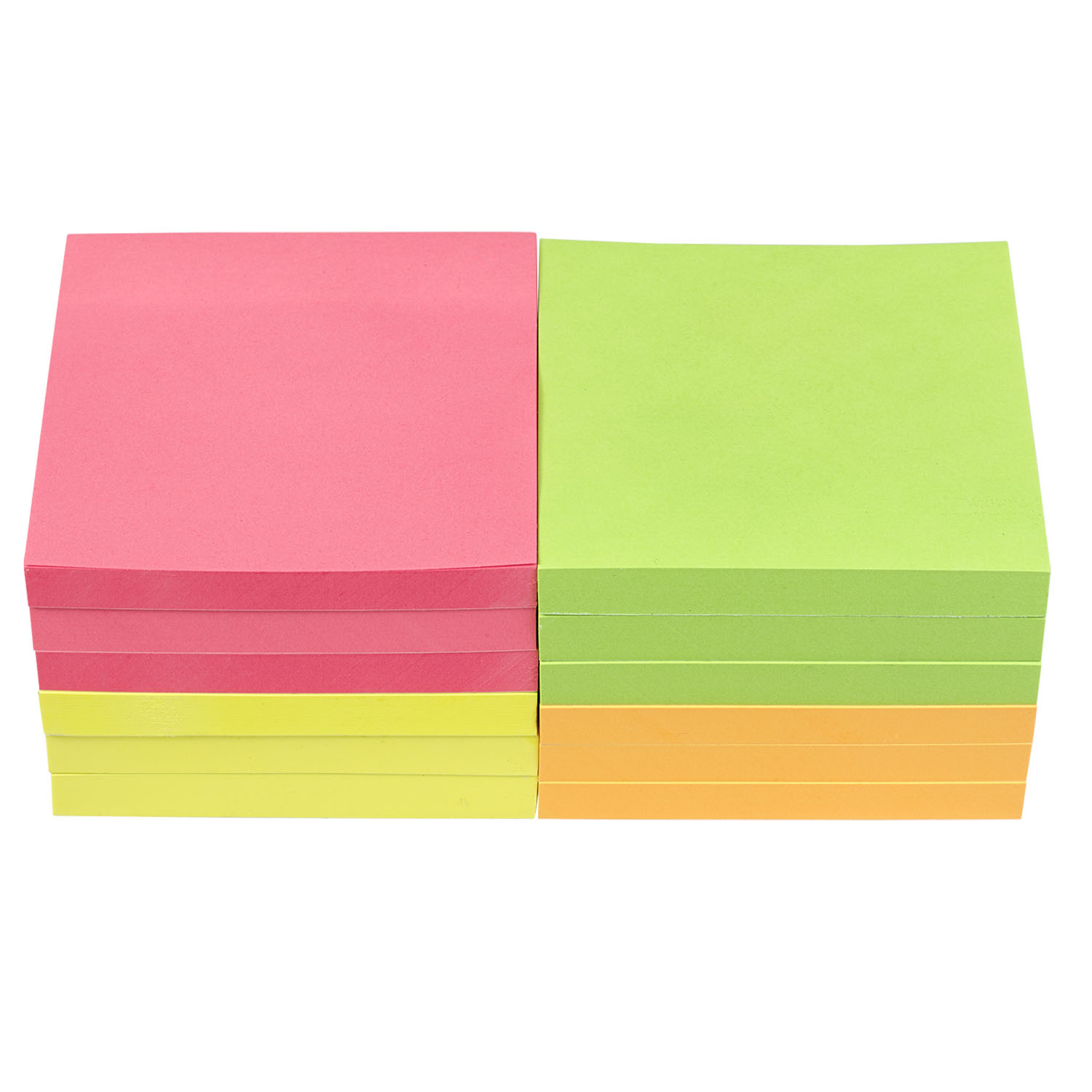 Stick Notes Neon 3x3 12 ct - The School Box Inc