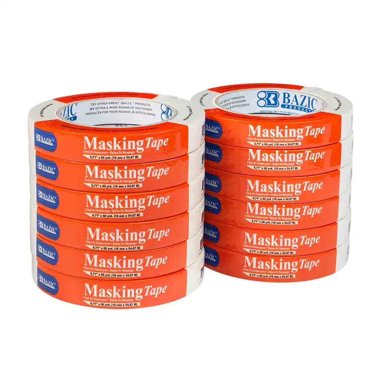 Masking Tape ¾W", 12 Rolls