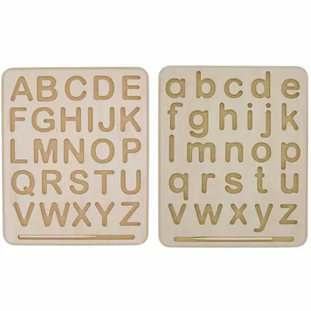 Letter Tracing Boards, Set of 2
