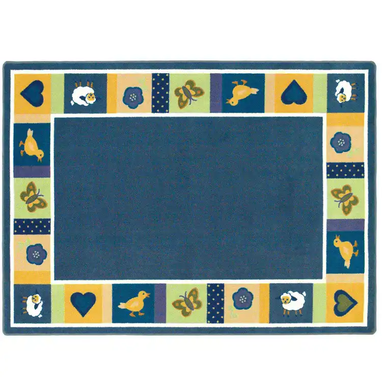 Baby Blues Bold Rug, Rectangle 3'10" x 5'4"
