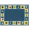 Baby Blues Bold Rug, Rectangle 7'8" x 10'9"