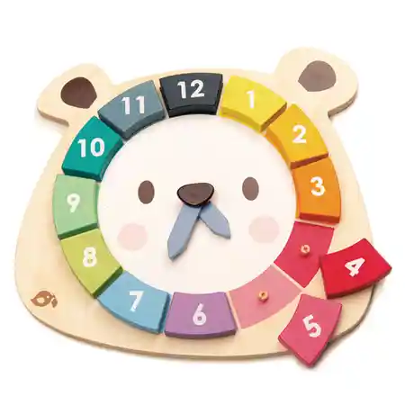 Bear Colors Clock Puzzle