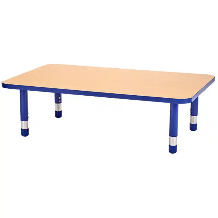 Becker's Beginnings Infant & Toddler Activity Table, Rectangle 30" x 48", Blue