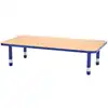 Becker's Beginnings Infant & Toddler Activity Table, Rectangle 30" x 60", Blue