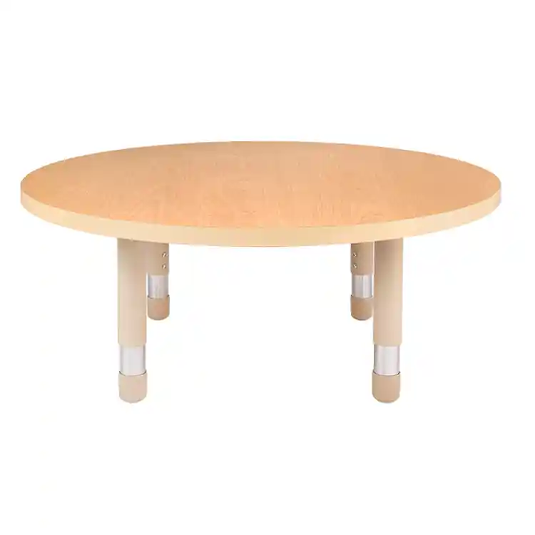 Becker's Beginnings Infant & Toddler Activity Table, Round 36", Maple