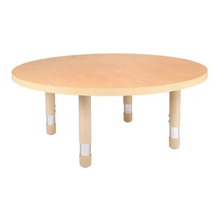 Becker's Beginnings Infant & Toddler Activity Table, Round 36", Maple