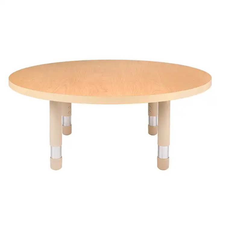Becker's Beginnings Infant & Toddler Activity Table, Round 36", Maple