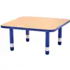 Becker's Beginnings Infant & Toddler Activity Table, Square 30", Blue