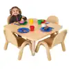 Becker's Beginnings Infant & Toddler Activity Table, Square 30", Maple