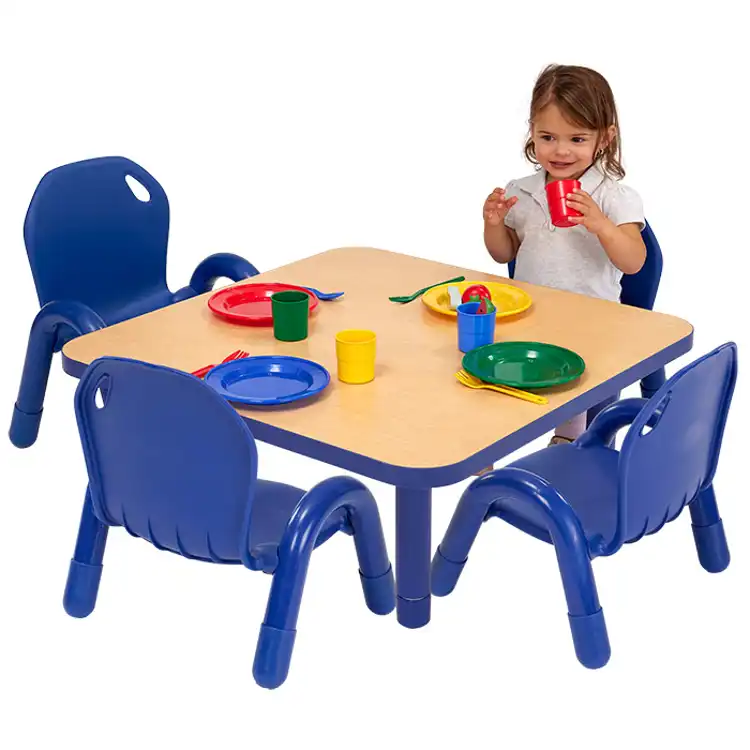 Becker's Beginnings Infant & Toddler Table & Chairs (7") Set, Blue