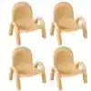 Becker's Beginnings Infant & Toddler Table & Chairs (7") Set, Maple