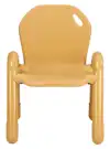 BECKER'S® Beginnings Toddler Chairs, Sand, 11"
