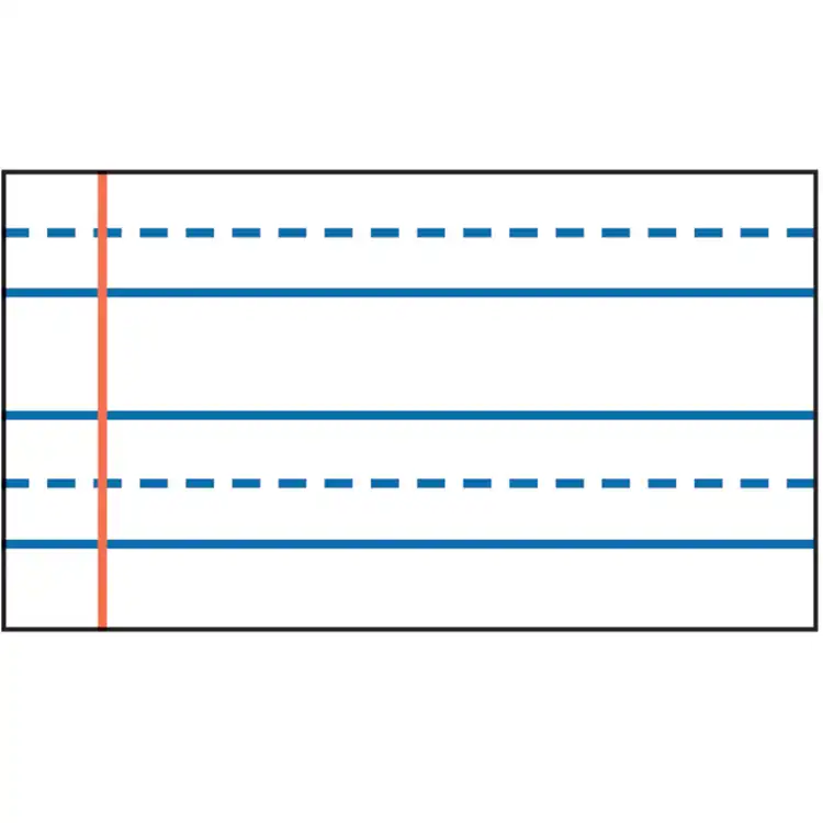 Becker's Cursive Practice Paper, White