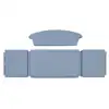 Becker's Gather Toddler Sofa Replacement Cushions, Light Blue