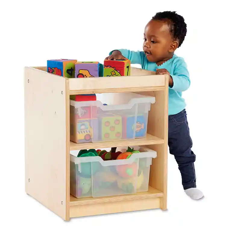 Becker's Infant & Toddler Mini Tray Storage, Exposed Hardware