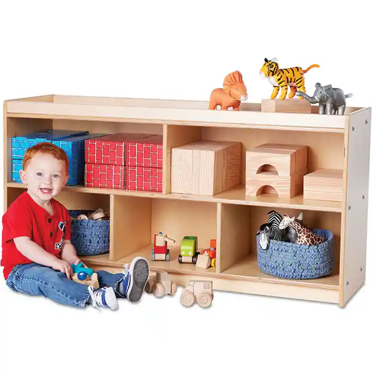 Becker's Infant & Toddler Storage Shelf, Exposed Hardware