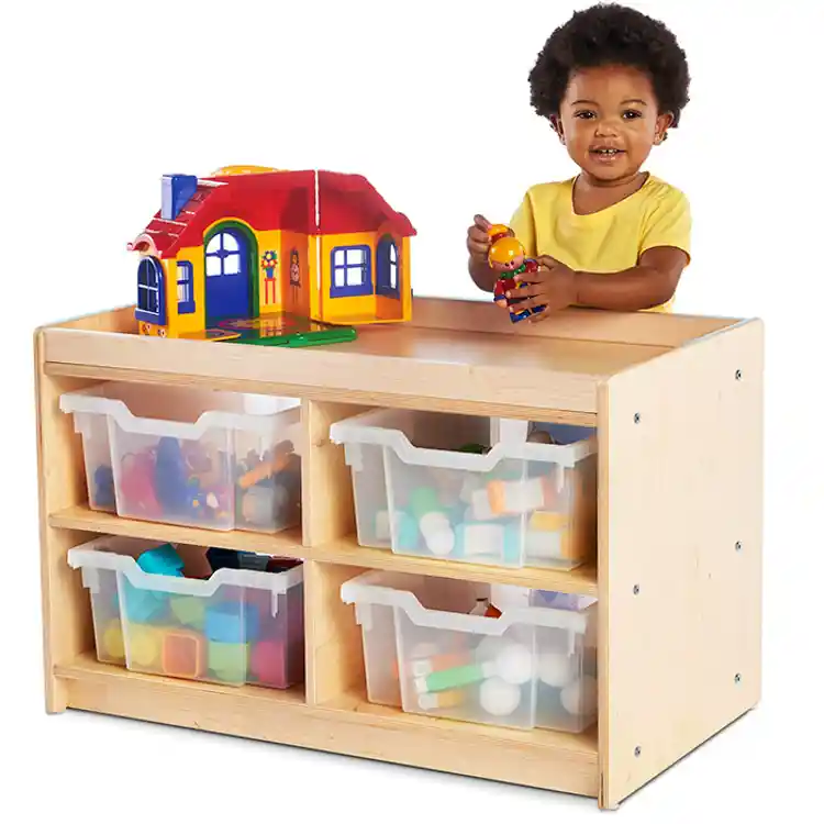Becker's Infant & Toddler Tray Storage, Exposed Hardware