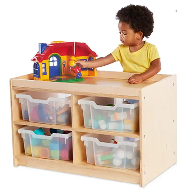 Becker's Infant & Toddler Tray Storage, Exposed Hardware