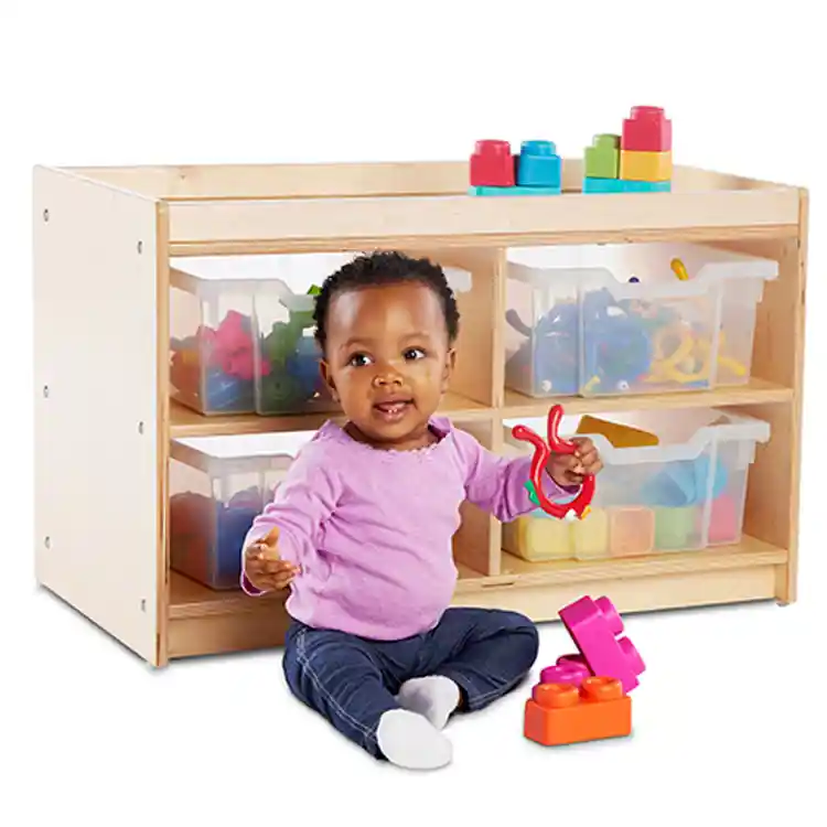Becker's Infant & Toddler Tray Storage, Exposed Hardware