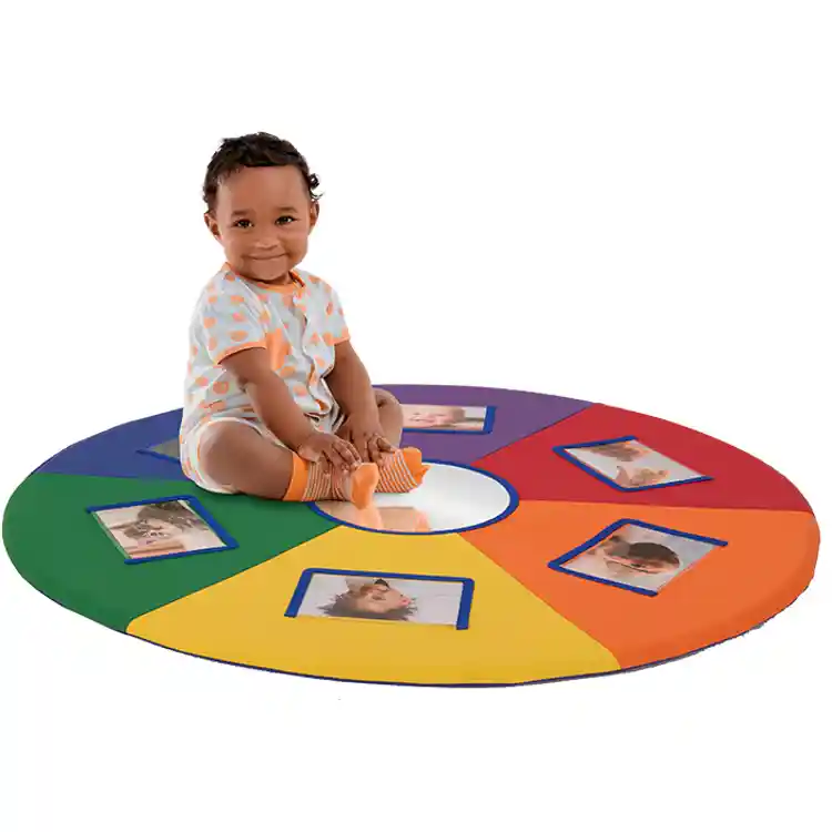 Becker's Peek & Crawl Circle Mat, Primary