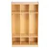 Becker's Preschool Coat Lockers, 3-Section